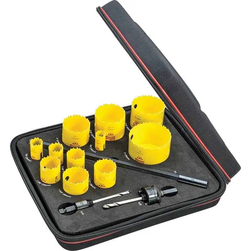 Industrial Hole Saw Kit, 14 Pieces 1