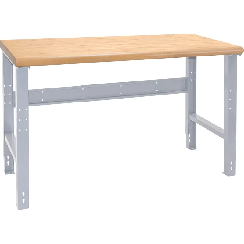 Industrial Modular Workbench, Top & Legs Only, 1000 Lbs. Cap., 48" W X 24" D 1