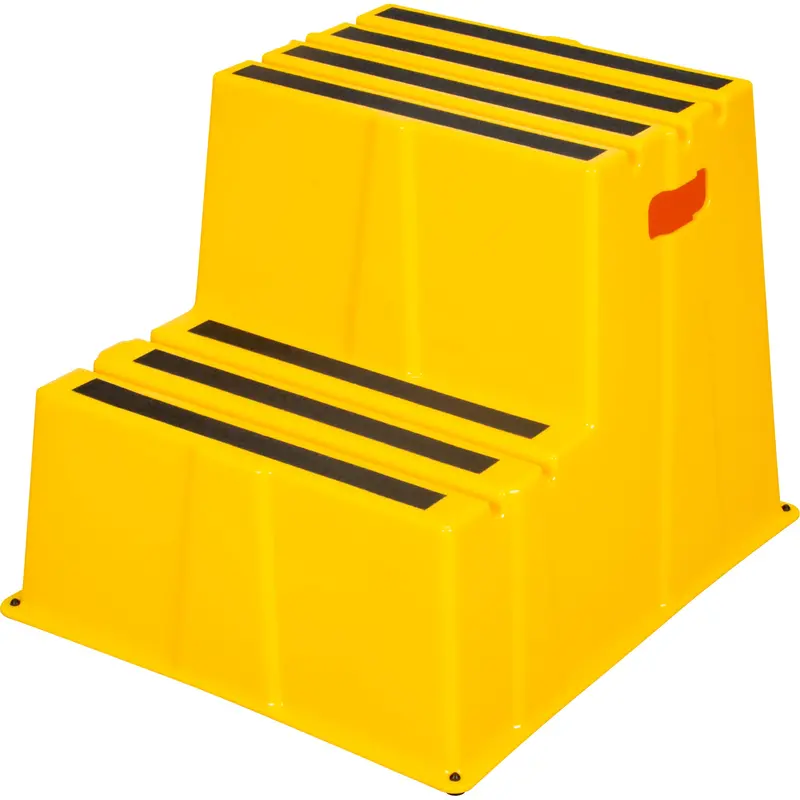 Industrial Step Stool, 2 Steps, 26" X 22-7/16" X 19-11/16" High 1
