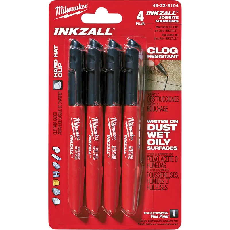 Inkzall™ Marker, Fine, Black 1