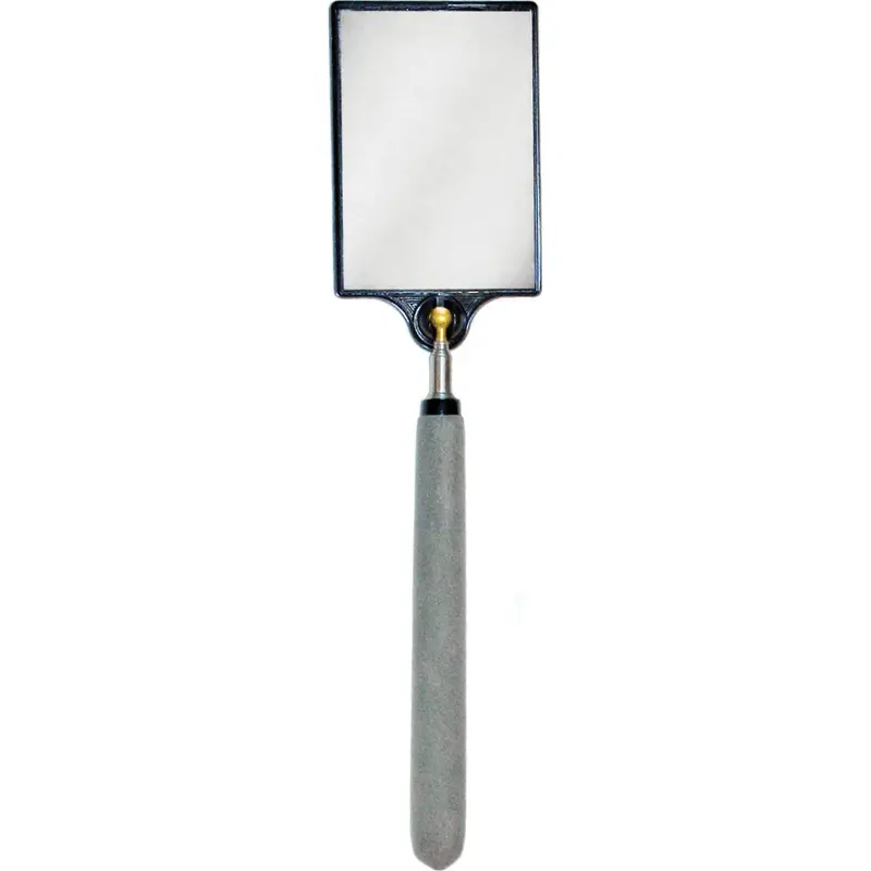 Inspection Mirror, Rectangular, 3-1/2" L X 2-1/2" W, Telescopic 1