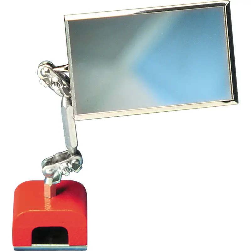 Inspection Mirror, Rectangular, 3-1/2" L X 2" W, Telescopic 1