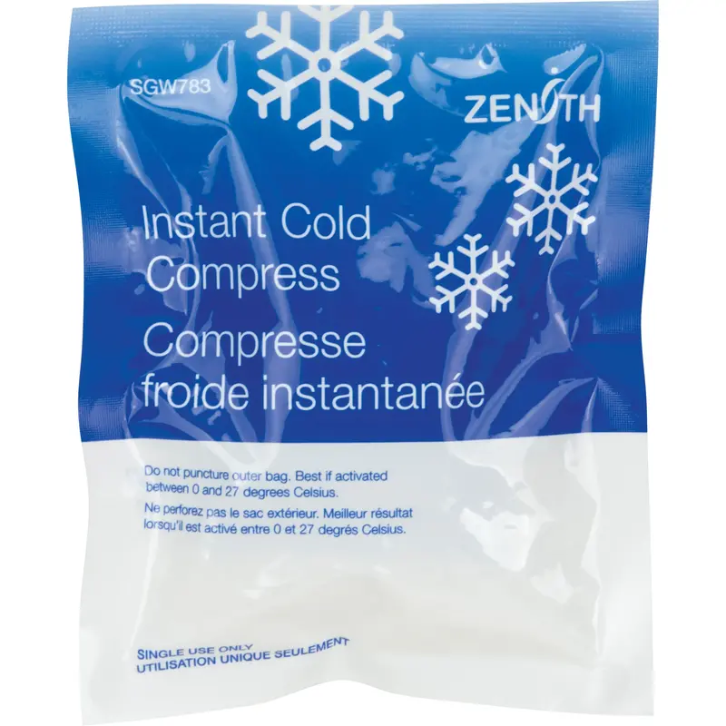 Instant Compress, Cold, Single Use, 5" X 6" 1