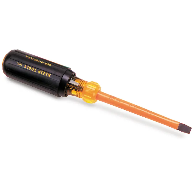 Insulated Heavy Duty, Slot Keystone Tip Screwdrivers 1