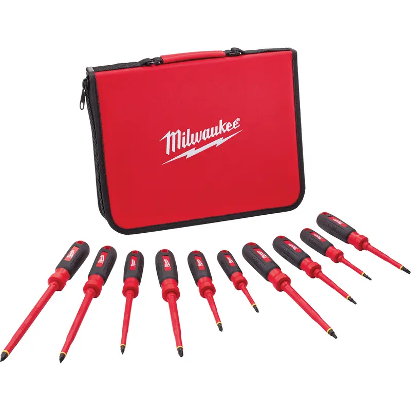 Insulated Screwdriver Set With Eva Foam Case, 10 Pcs. 1