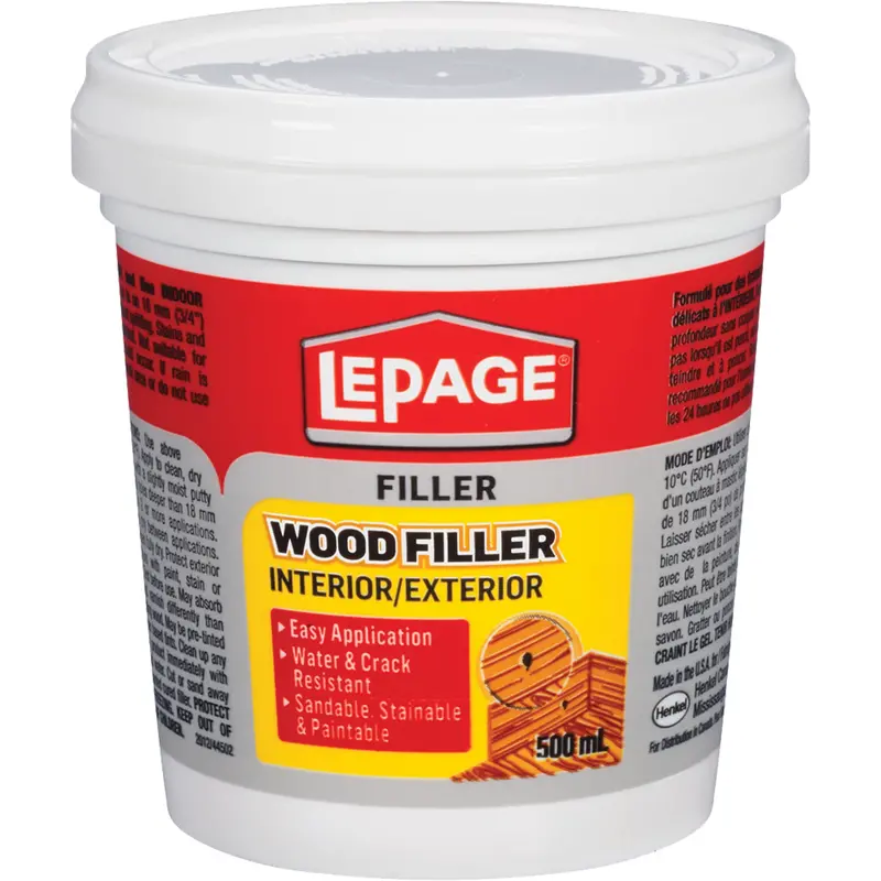 Interior And Exterior Wood Filler, 500 Ml 1