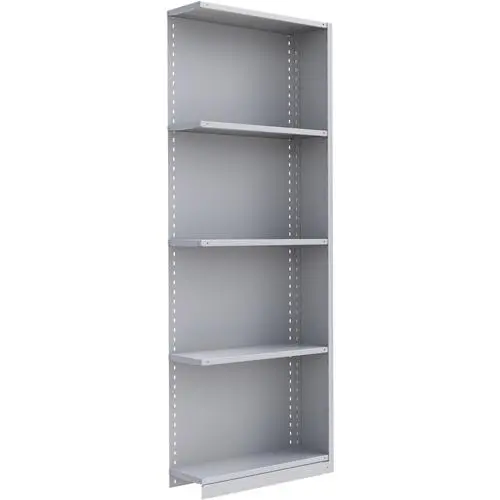 Interlok Shelving Unit, Steel, Boltless, 800 Lbs. Capacity, 36" W X 100" H X 12" D 1