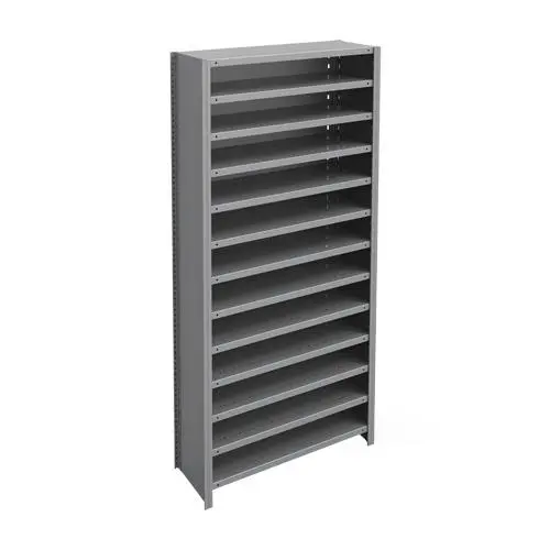Interlok Shelving Unit, Steel, Boltless, 800 Lbs. Capacity, 36" W X 76" H X 12" D 1