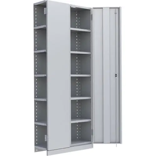 Interlok Shelving Unit, Steel, Boltless, 800 Lbs. Capacity, 36" W X 76" H X 24" D 1