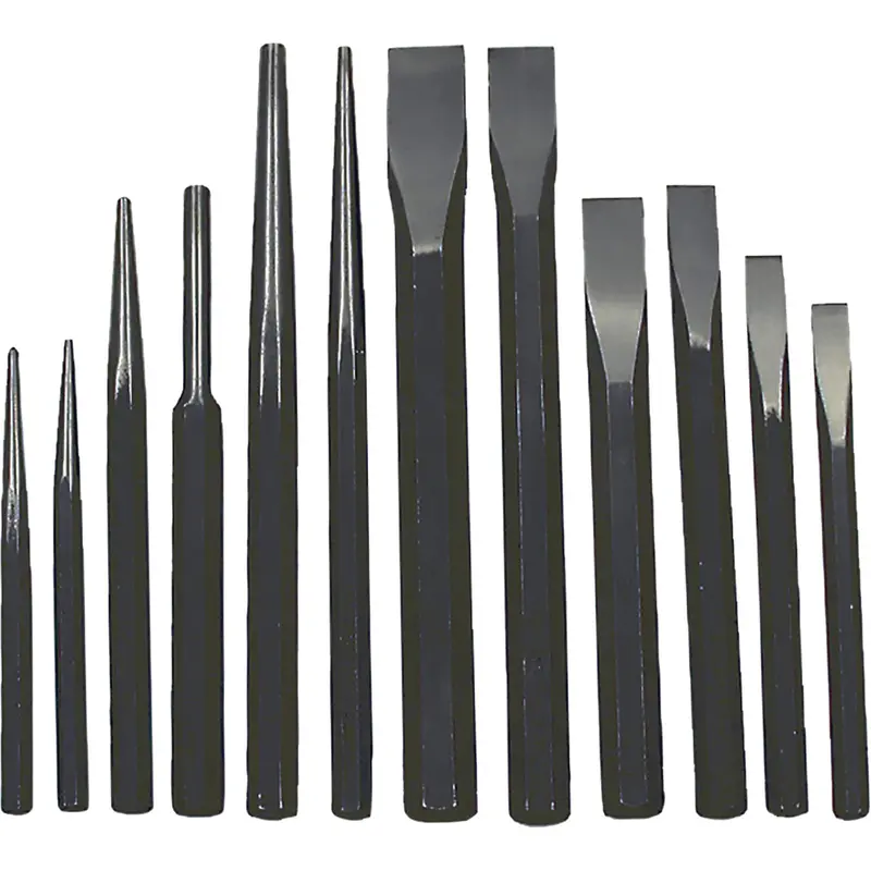 Ipc-12 Jumbo Punch & Chisel Set, 12 Pieces 1