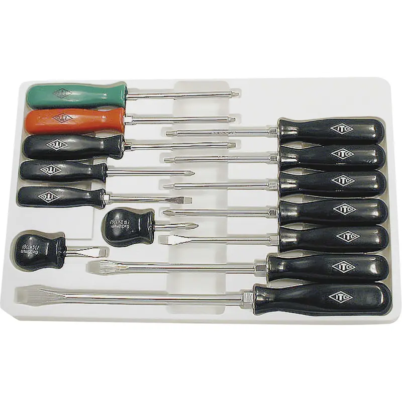 Isd-14 Abs Handle Screwdriver Set, 14, Magnetic 1