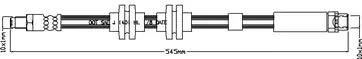 Jbh1090 Brake Hose Front 1
