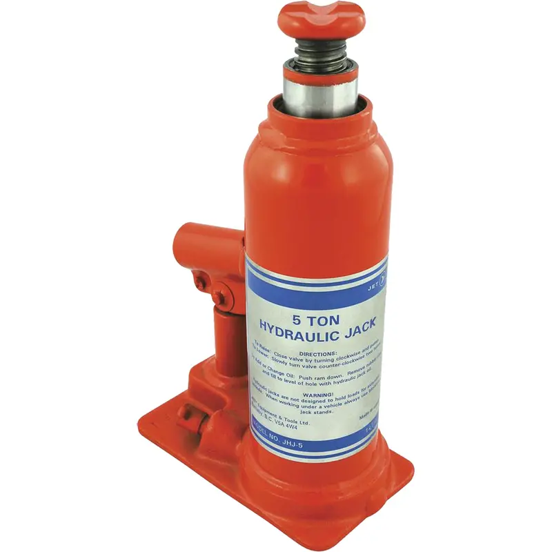 Jhj-5 Super Heavy-Duty Bottle Jack, 5 Ton(S), 15-3/8" Raised Height 1