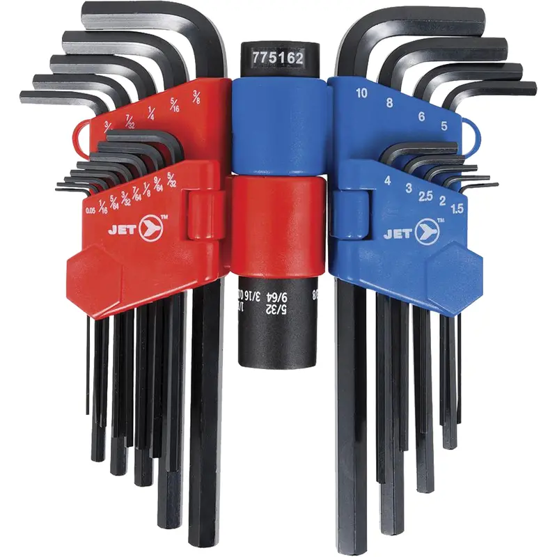 Jhk-22Sm Long Arm Hex Key Set, 22 Pcs., Metric & Imperial 1