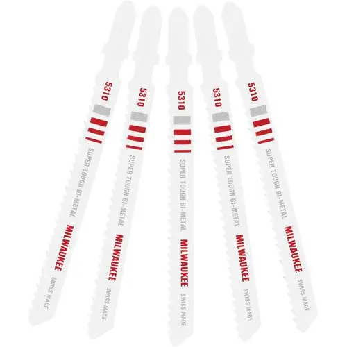 Jigsaw Blade, Bi-Metal, T-Shank, 4" L, 10 Tpi 1