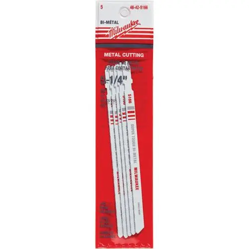 Jigsaw Blade, Bi-Metal, T-Shank, 5-1/4" L, 24 Tpi 1