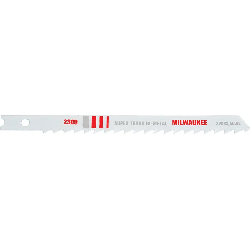 Jigsaw Blades, Bi-Metal, U-Shank, 4" L, 6 Tpi 1