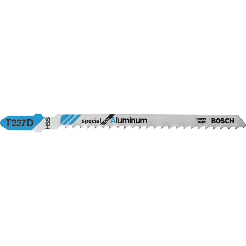 Jigsaw Blades, High Speed Steel, T-Shank, 4" L, 8 Tpi 1