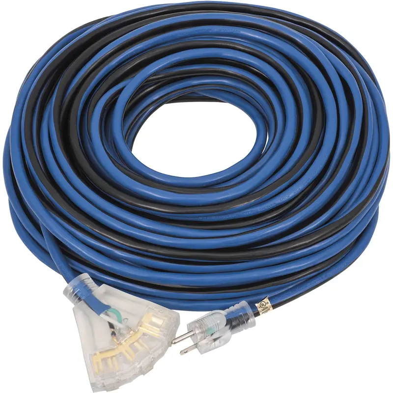 Jlec-12100 Contractor Grade Extension Cord, Indoor/Outdoor, Sjtow, 12 Awg, 15 A, 100' 1