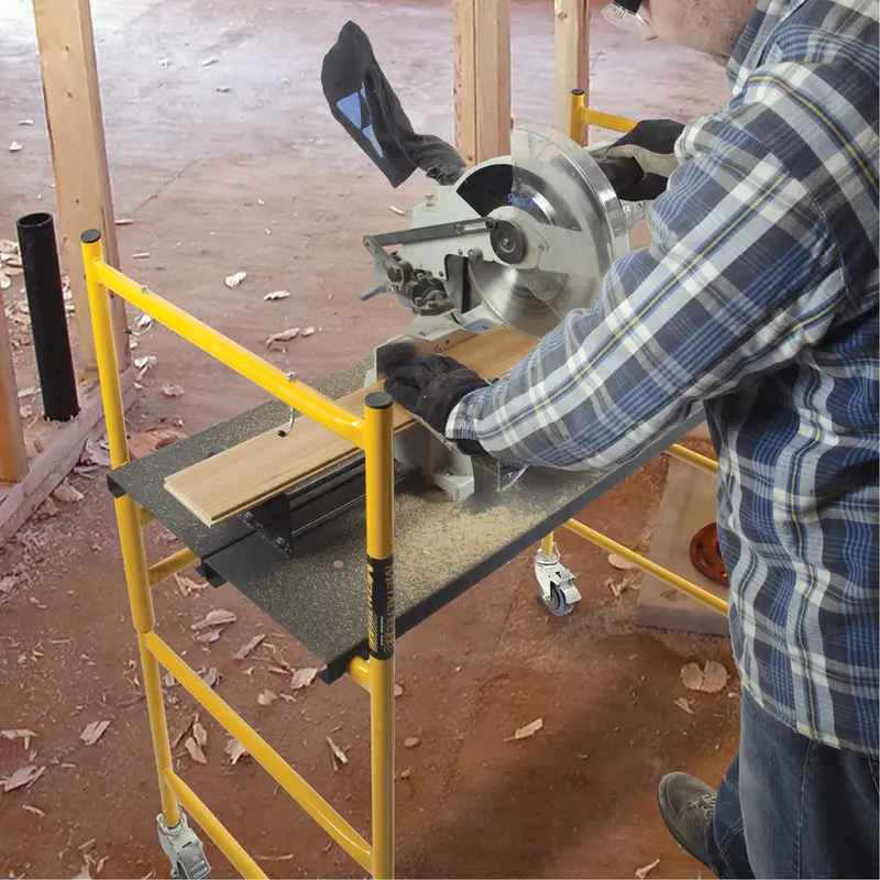Jobsite Series™ 4' Basic Mini Scaffold Kit, Steel Frame, 41" D X 45-3/4" H 1