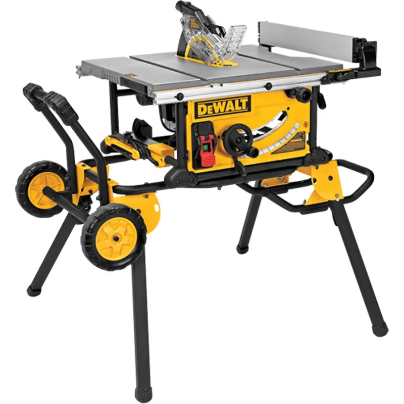 Jobsite Table Saw With Rolling Stand, 15 A, 4800 Rpm 1