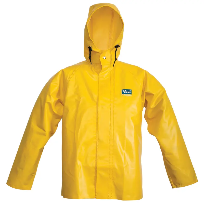 Journeyman® Hooded Jacket, Polyester/Pvc, 2X-Large, Yellow 1