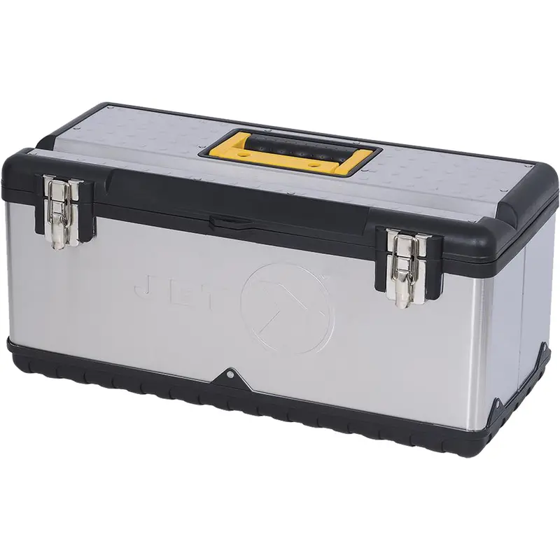 Jpstb-22 Stainless Steel Hand Tool Box, 11" D X 22-1/2" W X 10-3/4" H, Black/Grey 1