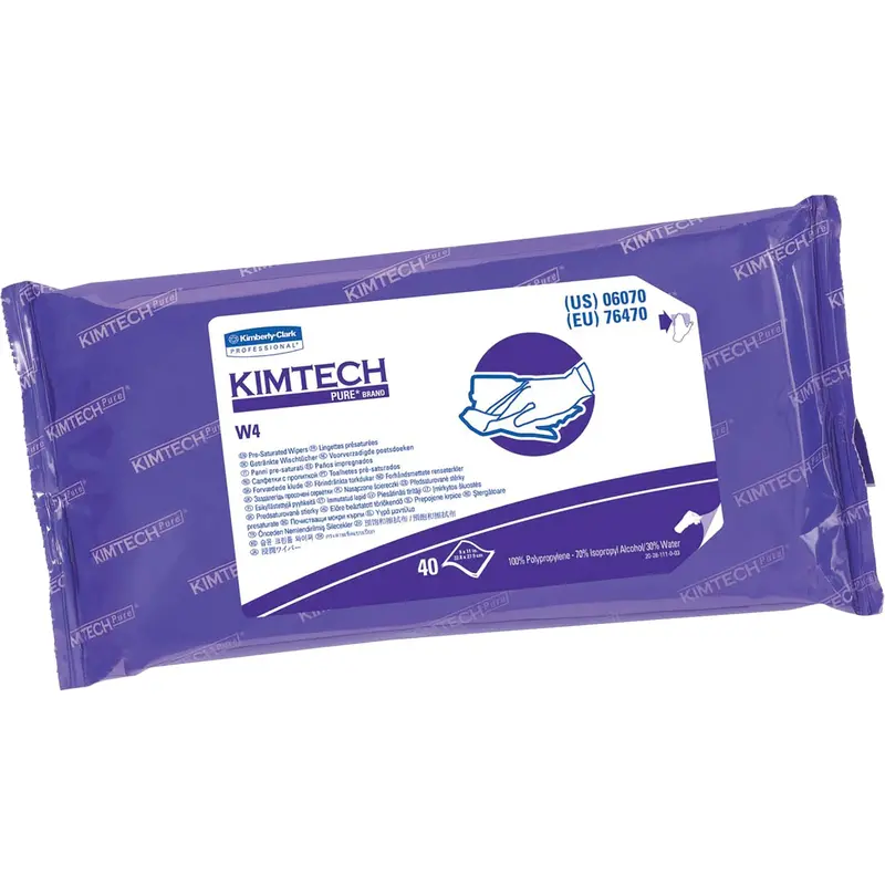 Kimtech™ Pure Presat W4 Wipers, Specialty, 9" L X 11" W 1