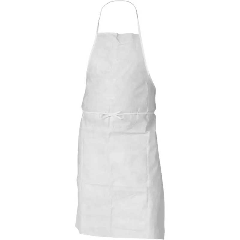 Kleenguard™ A10 Apron, Polyethylene, White, 28" W X 36" L 1