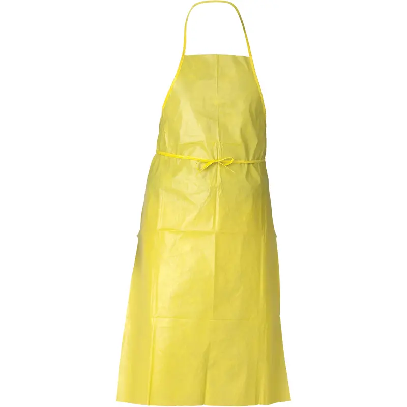 Kleenguard™ A70 Chemical Spray Protection Apron, Polyethylene, 44" L X 29" W, Yellow 1