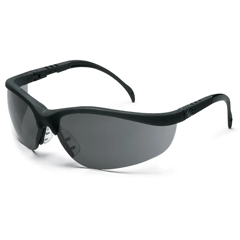Klondike® Safety Glasses, Grey/Smoke Lens, Anti-Scratch, Meets/Exceeds Csa Z94.3 1