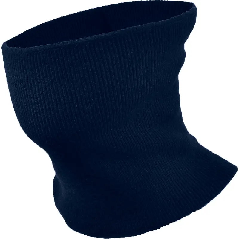 Knit Neck Warmer, Navy Blue, Acrylic 1