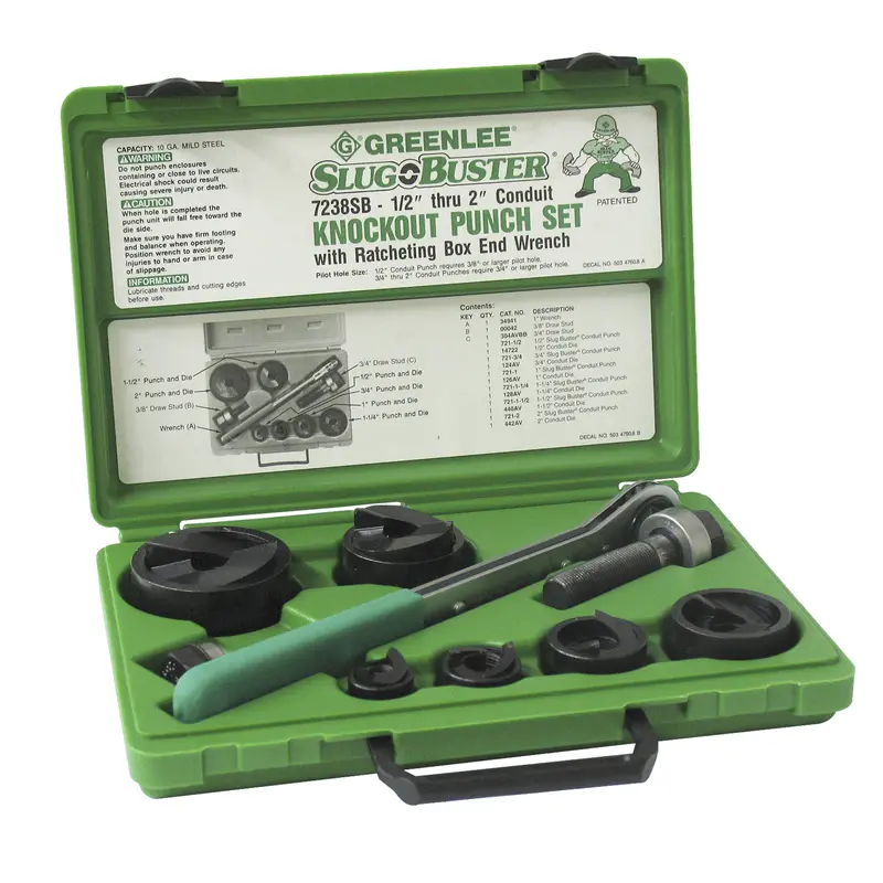 Knockout Kit With Ratchet And Slugbuster® Punches 1