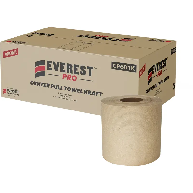 Kraft Paper Towels, 1 Ply, Centre Pull 1