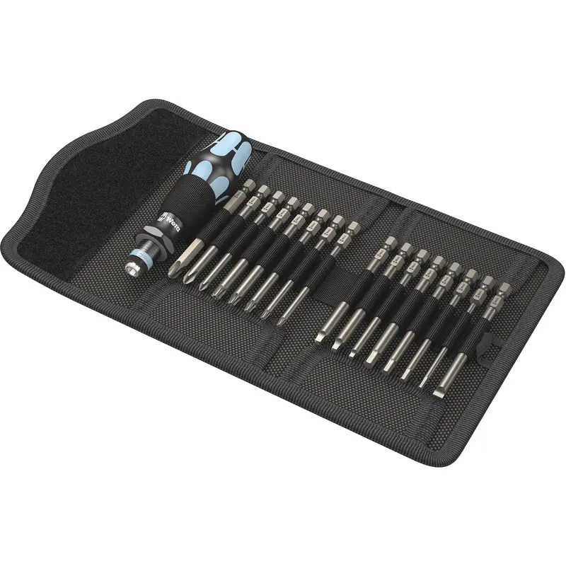 Kraftform Kompakt Imperial Screwdriver Bit Set, Cushion Grip Handle 1