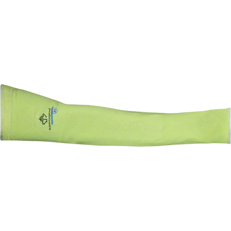 Ktah1t Cut-Resistant Sleeve, Tenactiv™, 18", Astm Ansi Level A5, High Visibility Lime 1