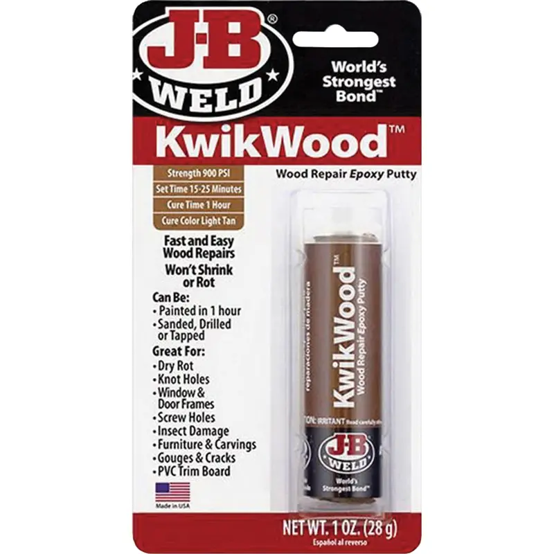 Kwikwood Epoxy, 2 Oz., Stick, Tan 1