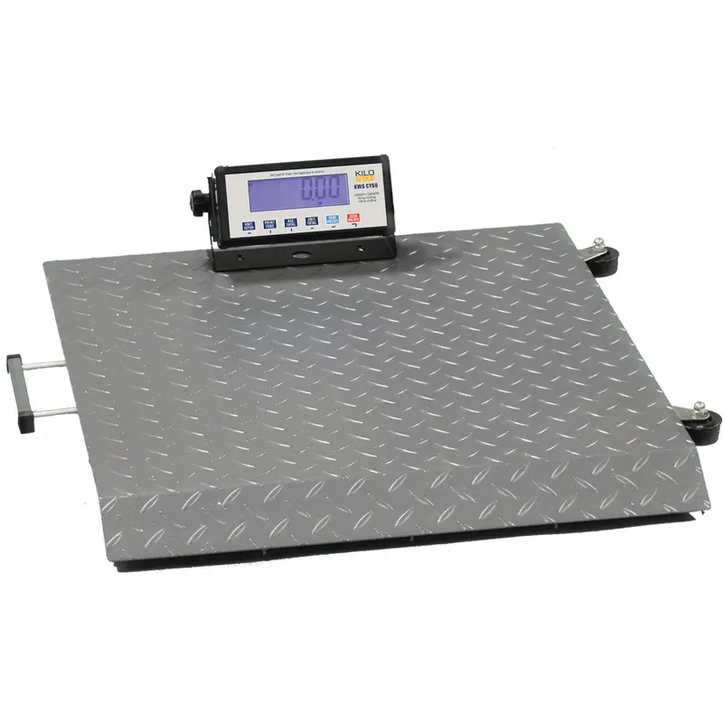 Kws Cy-150 Platform Scale, 330 Lbs. / 150 Kg Capacity, 24" L X 24" W 1