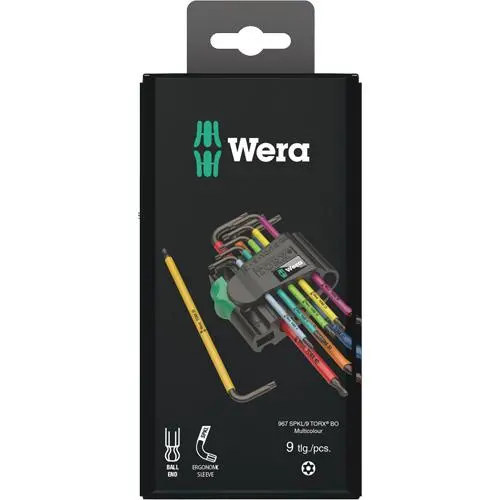 L-Key Set, 9 Pcs., Torx® 1