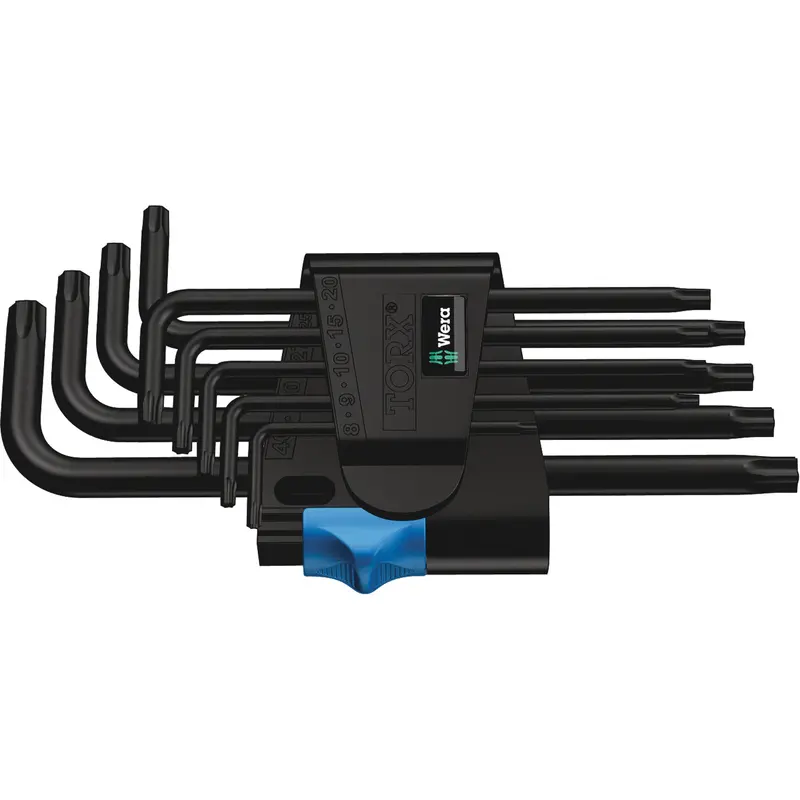 L-Key Set With Holding Function, 9 Pcs., Torx® 1