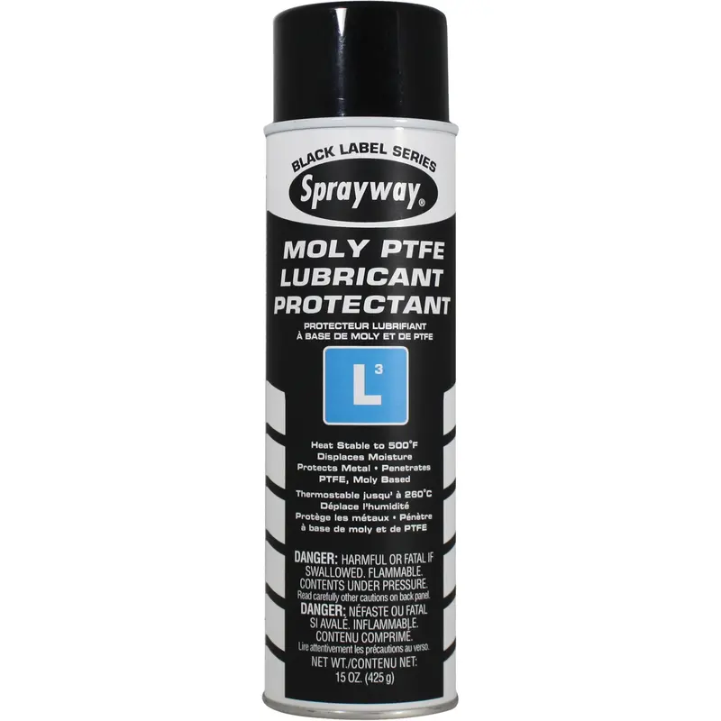 L3 Moly Ptfe Lubricant Protectant, Aerosol Can 1