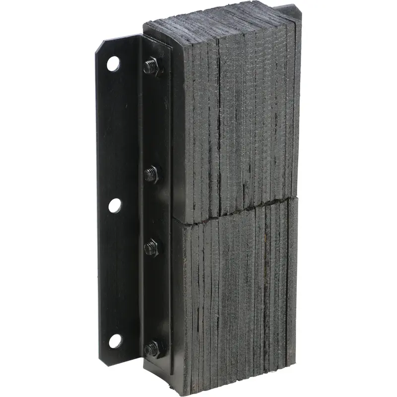Laminated Dock Bumper, Vertical, Rubber, 13-1/4" W X 4-1/2" D X 20" H 1