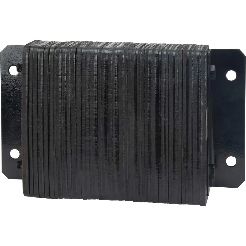 Laminated Dock Bumpers, Horizontal, Rubber, 18" W X 4" D X 12" H 1