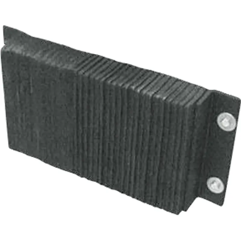 Laminated Dock Bumpers, Horizontal, Rubber, 18" W X 6" D X 12" H 1