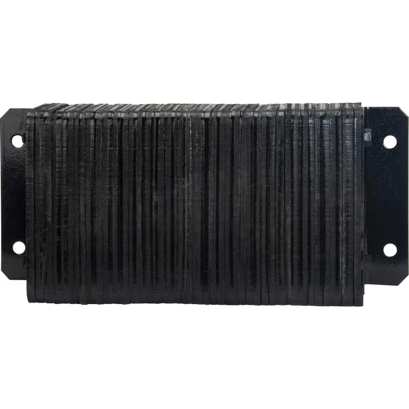 Laminated Dock Bumpers, Horizontal, Rubber, 24" W X 4" D X 12" H 1