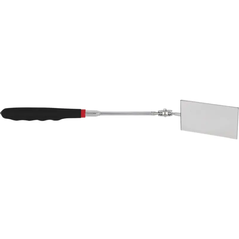 Large Face Telescopic Mirror, 2-1/8" H X 3-3/8" W, Rectangular, 11" - 15-1/2" Handle 1