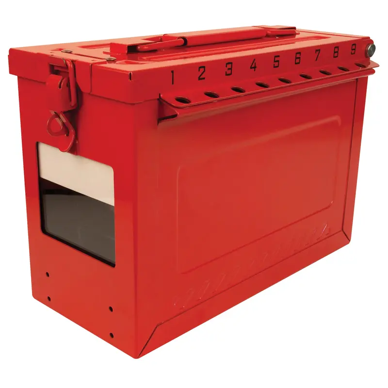 Large Group Lock Box, Red 1