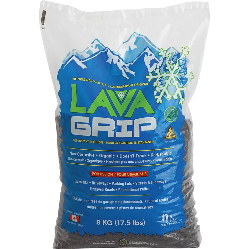 Lavagrip Traction-Aid, Container Size 17.6 Lbs. (8 Kg), Bag 1