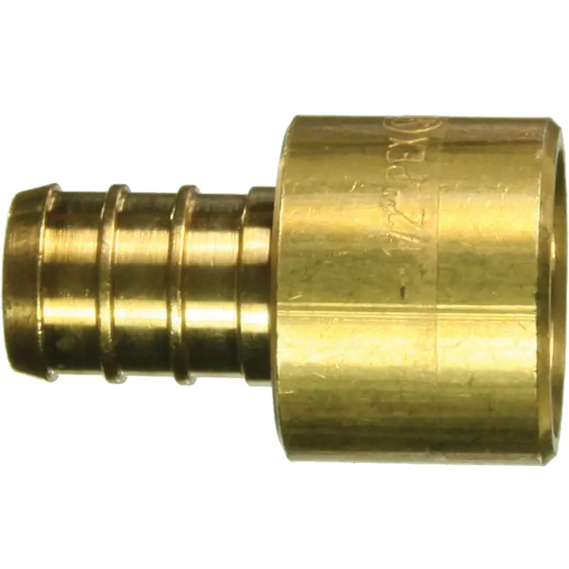 Lead-Free Sweat Adapter, Barb X Female, 3/4" Dia., Brass 1