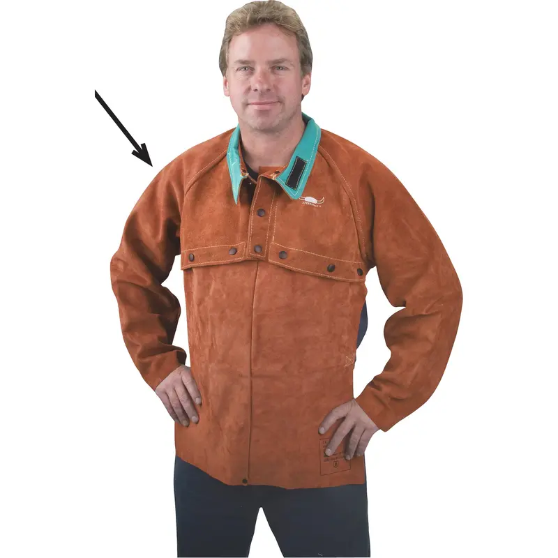Leather Cape Sleeves, Small, Lava Brown™ 1